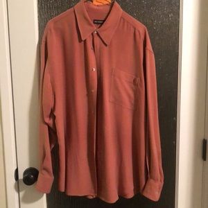 48 – Holt Renfrew, men's salmon colour dress shirt